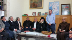 رئيس بلدية تل ابيب في زيارة تهنئة للطوائف المسيحية الشرقية بعيد الميلاد 